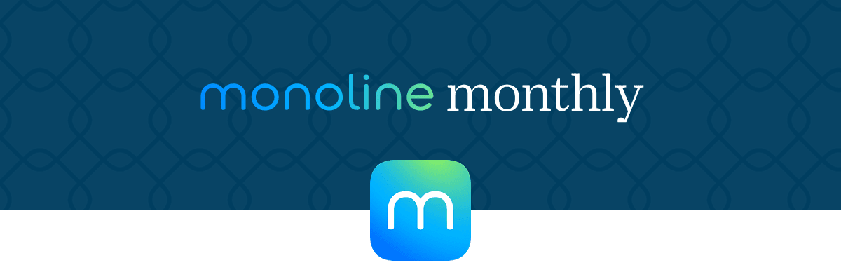 Monoline Monthly News Header